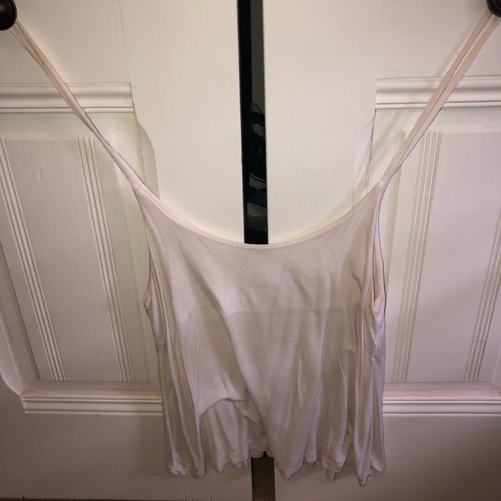 White brandy tank top